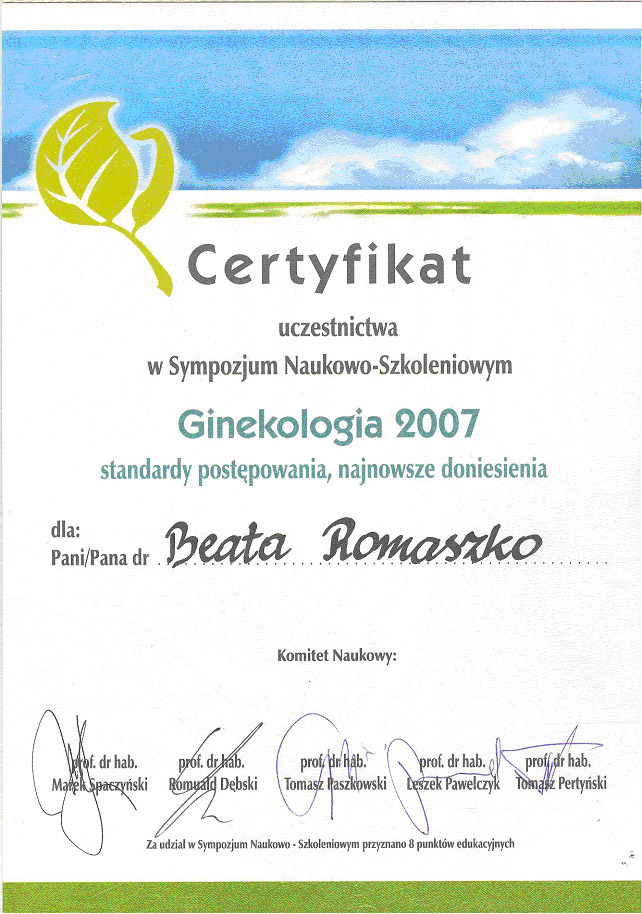 Sympozjum Naukowo – Szkoleniowe