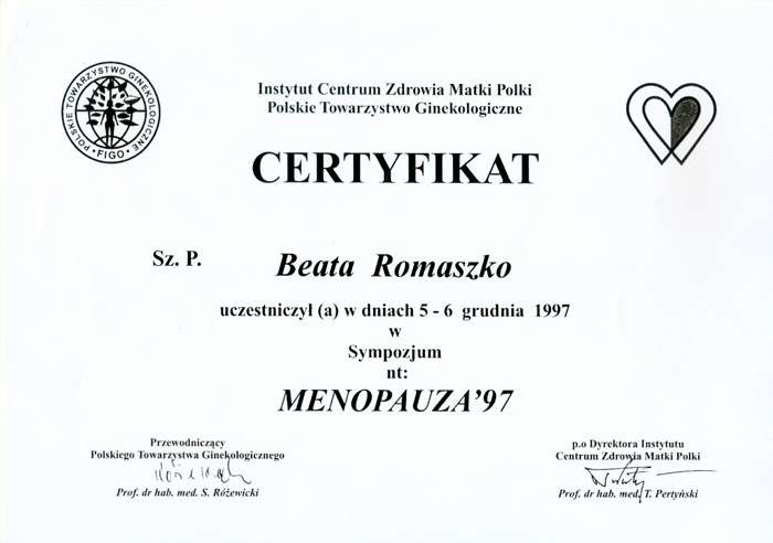 Instytut Centrum Zdrowia Matki Polki. Polskie Towarzystwo Ginekologiczne