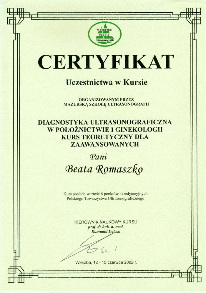 Mazurska Szkoła Ultrasonografii