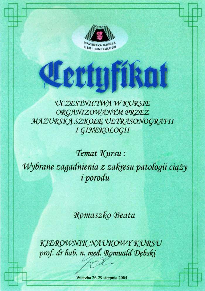 Mazurska Szkoła USG i Ginekologii