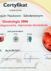 Sympozjum Naukowo – Szkoleniowe Ginekologia 2006