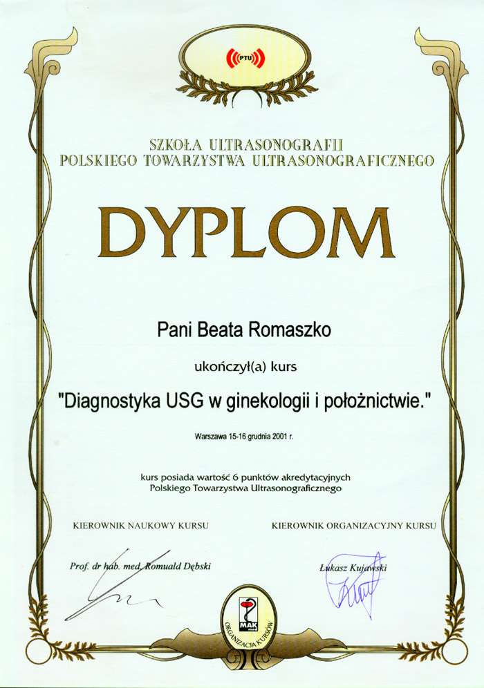 Szkoła Ultrasonografii Polskiego Towarzystwa Ultrasonograficznego