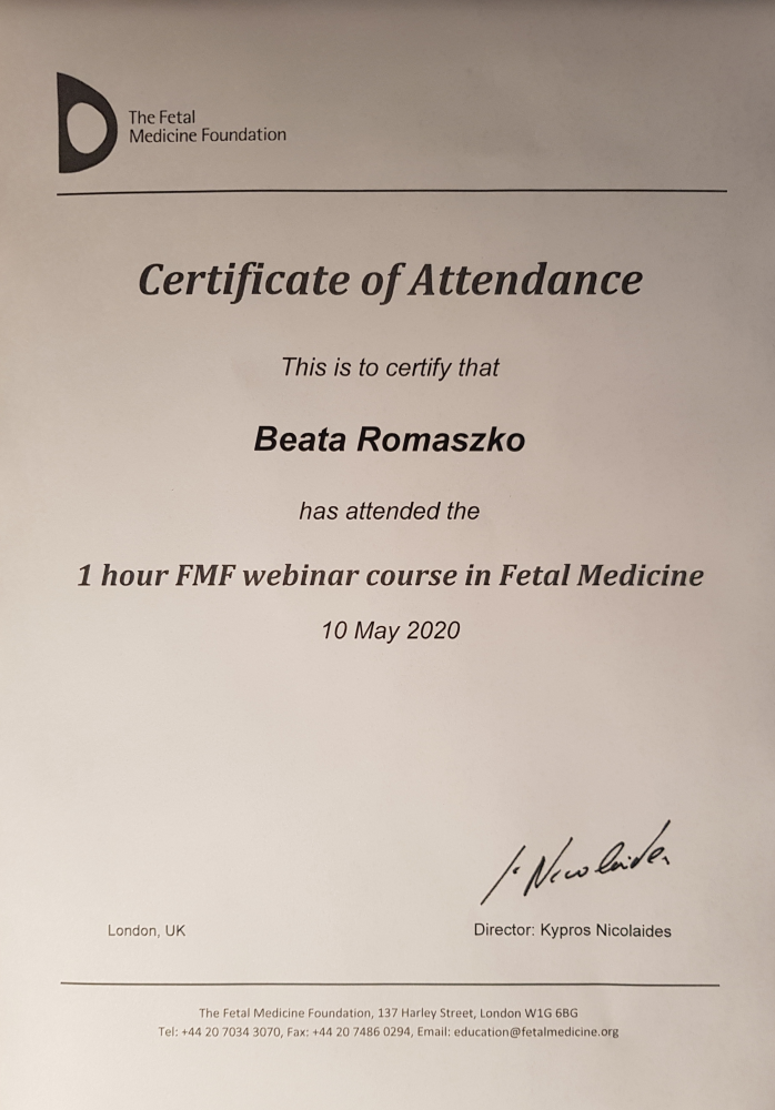 Course in Fetal Medicine