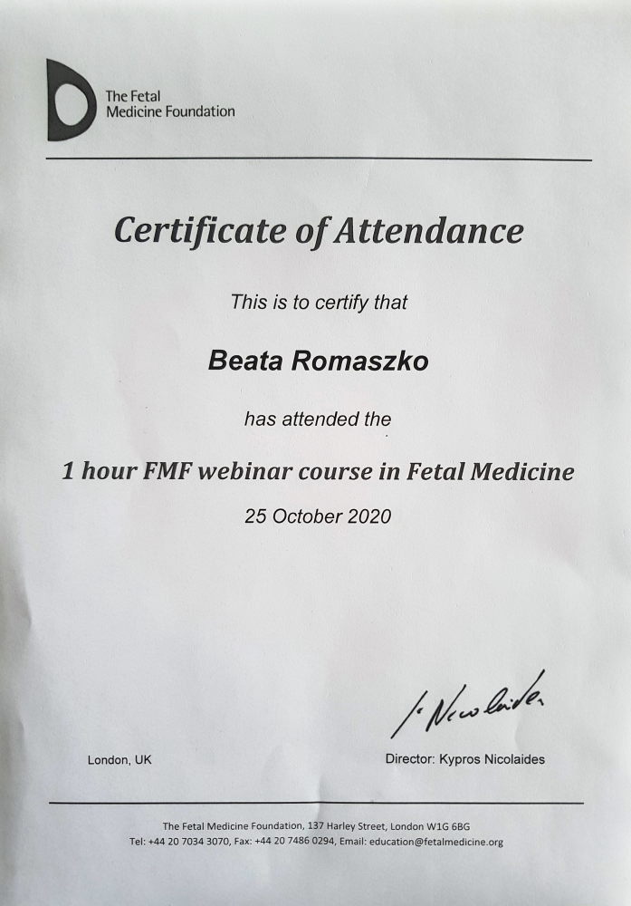 Course in Fetal Medicine