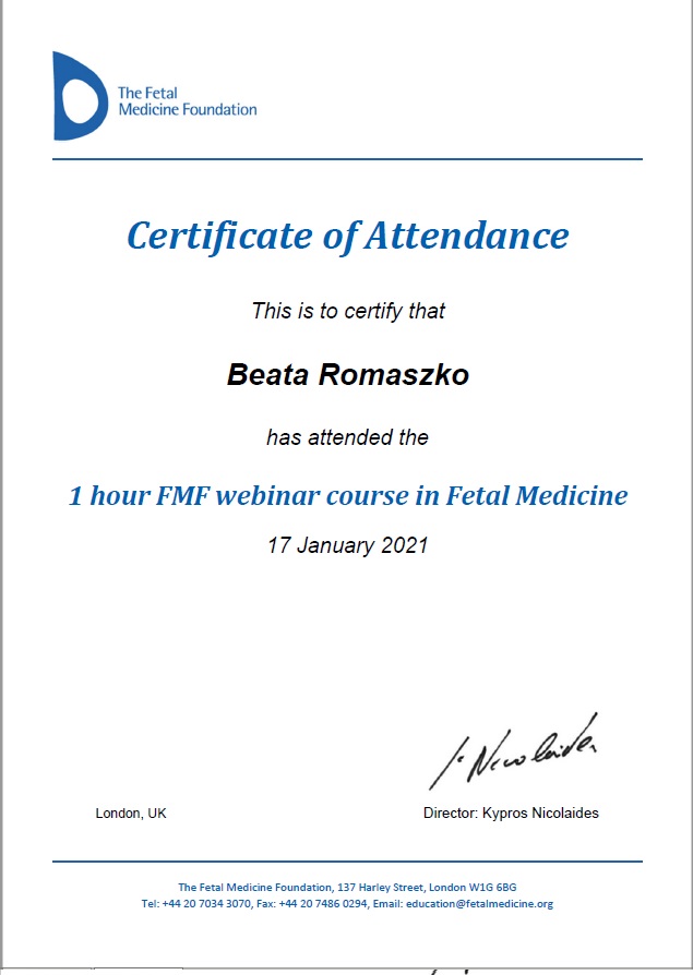 The Fetal Medicine Foundation