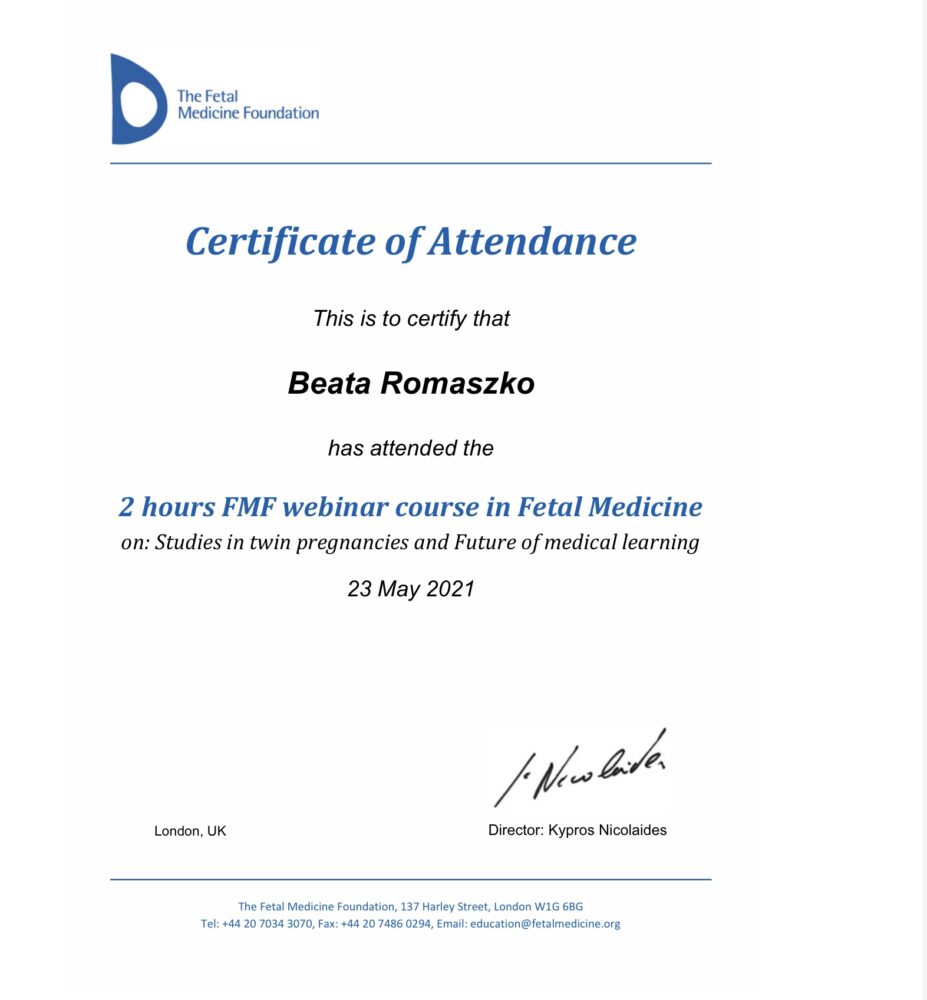 Studies in twin pregnancies and Future of medical learning.  FMF webinar course in Fetal Medicine.  The Fetal Medicine Foundation.