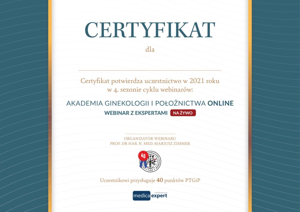 Akademia Ginekologii i Położnictwa . Webinar z ekspertami
